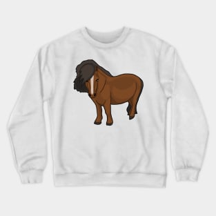 Shetland pony Bay Crewneck Sweatshirt